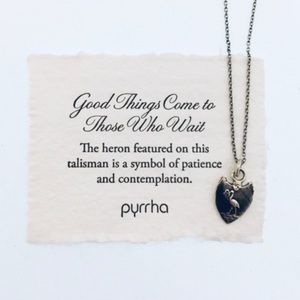 Pyrrha “good things come to those who wait” charm